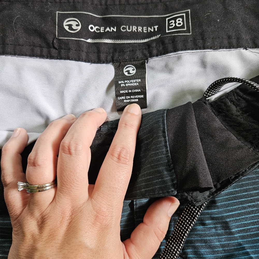 Ocean Current Swim Trunks - Picture 2 of 3